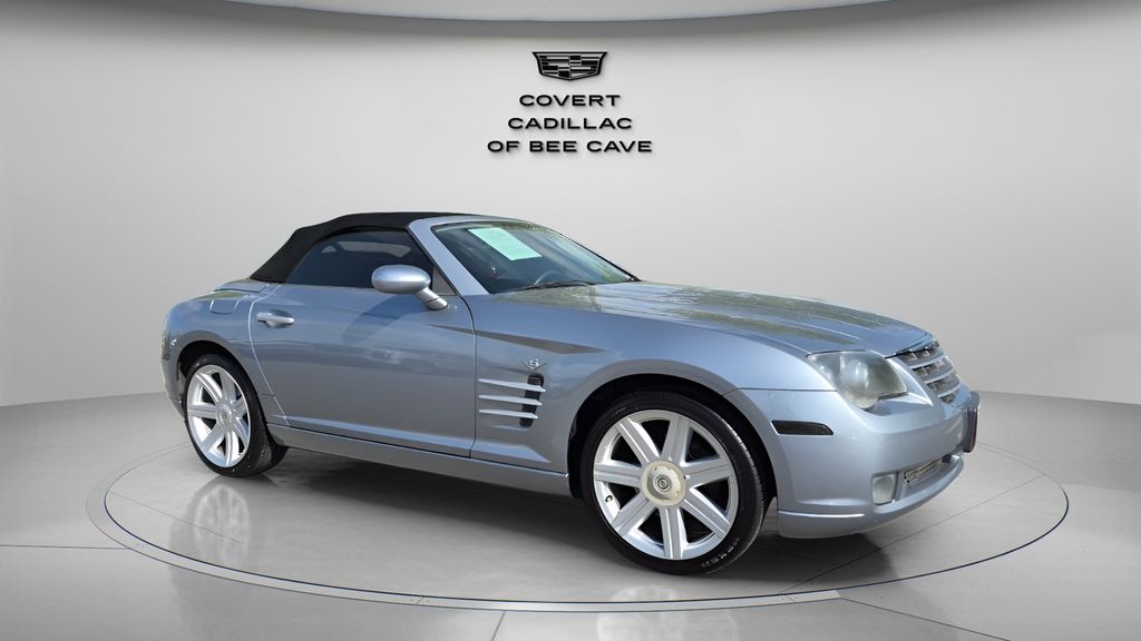 Sapphire Blue Metallic CC/Black Cloth Top 2006 Chrysler Crossfire Limited Roadster RWD Convertible Rear-Wheel Drive 5-Speed Automatic