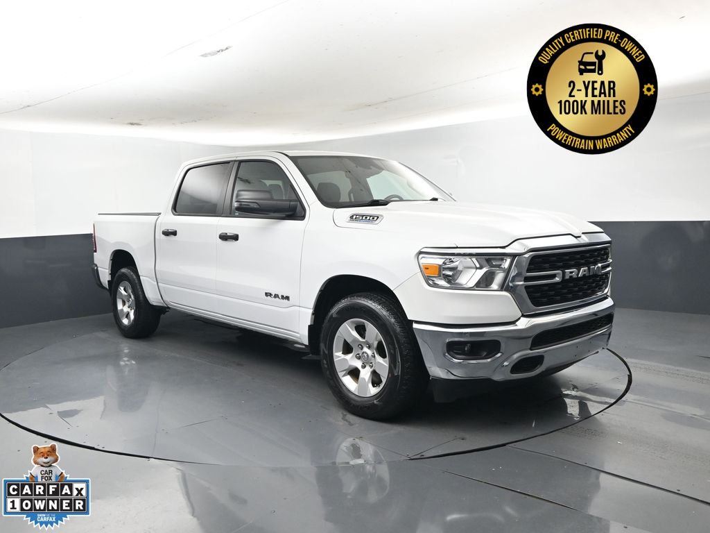 Bright White Clearcoat 2024 RAM 1500 Pickup Truck 4X2 8-Speed Automatic