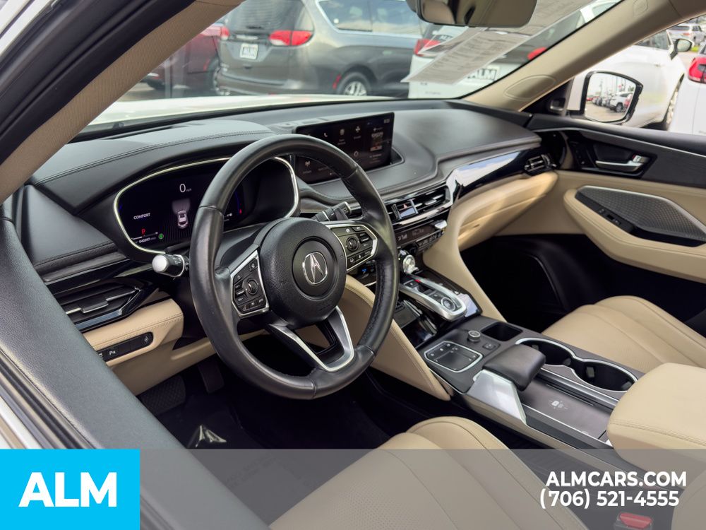 Used 2024 Platinum White Pearl Acura Advance image 12