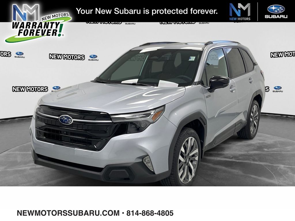 Silver Metallic 2026 Subaru Forester Hybrid SUV / Crossover All-Wheel Drive Continuously Variable Transmission