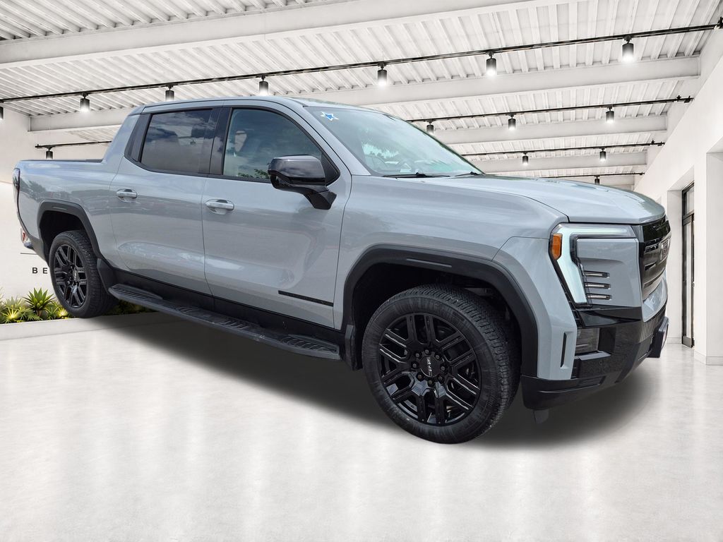 Gray 2026 GMC Sierra EV Pickup Truck All-Wheel Drive 1-Speed Automatic