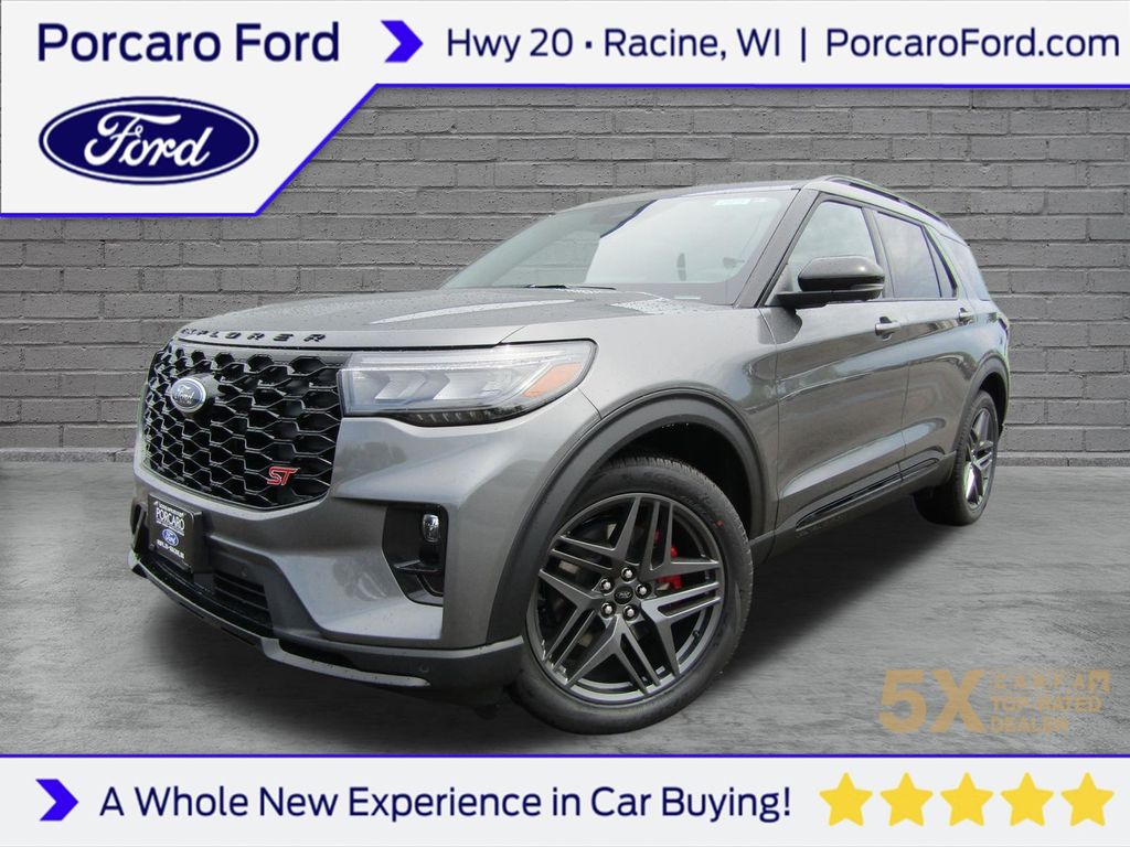 Carbonized Gray 2026 Ford Explorer SUV / Crossover All-Wheel Drive Automatic