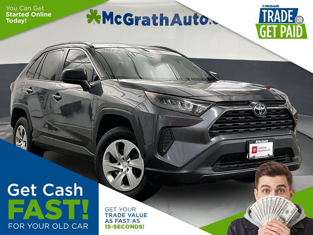 Magnetic Gray Metallic 2019 Toyota RAV4 SUV / Crossover Front-Wheel Drive 8-Speed Automatic