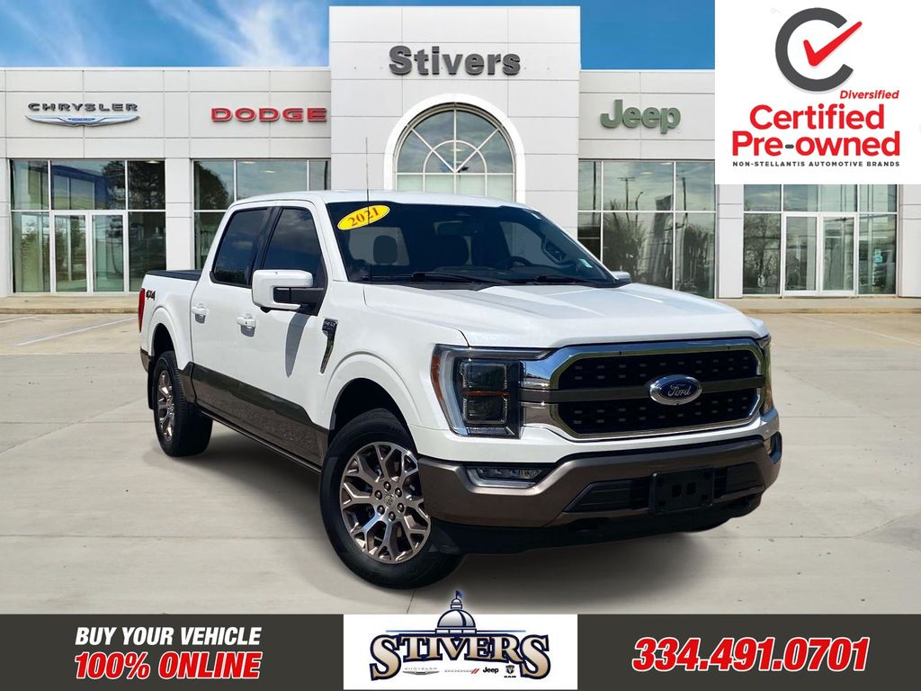 Brown 2021 Ford F-150 Pickup Truck Four-Wheel Drive Automatic