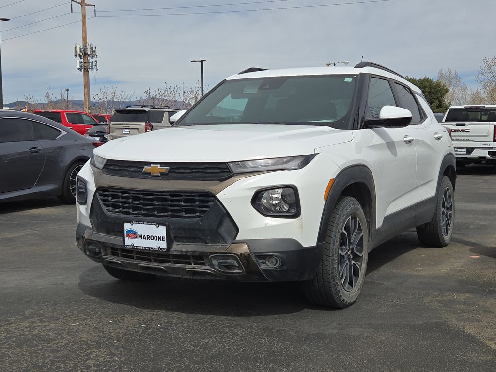 Summit White 2023 Chevrolet Trailblazer ACTIV AWD SUV / Crossover Four-Wheel Drive 9-Speed Automatic