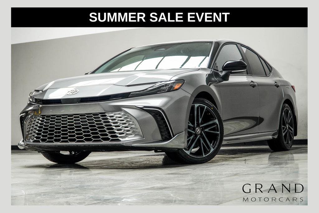 Heavy Metal/Midnight Black Metallic 2025 Toyota Camry Sedan Front-Wheel Drive Continuously Variable Transmission