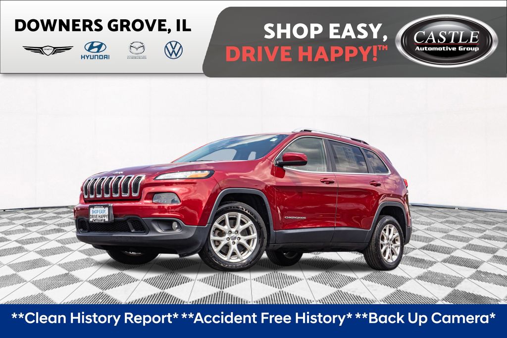 Deep Cherry Red Crystal Pearlcoat 2014 Jeep Cherokee SUV / Crossover Front-Wheel Drive 9-Speed Automatic