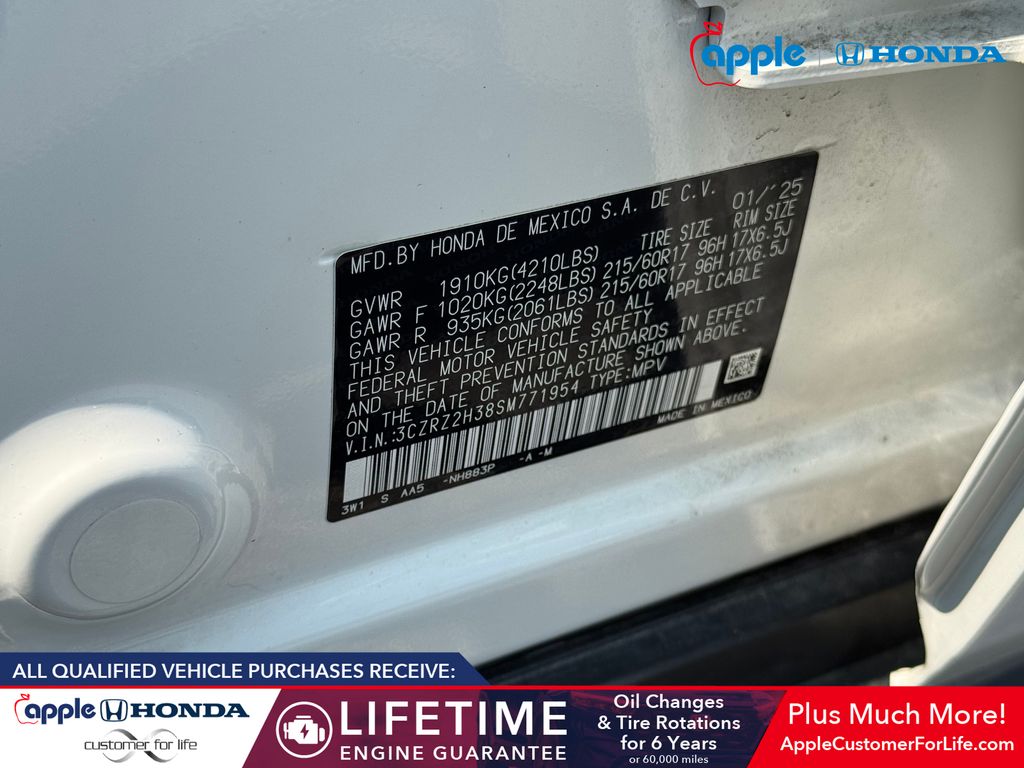 2025 Honda HR-V AWD LX