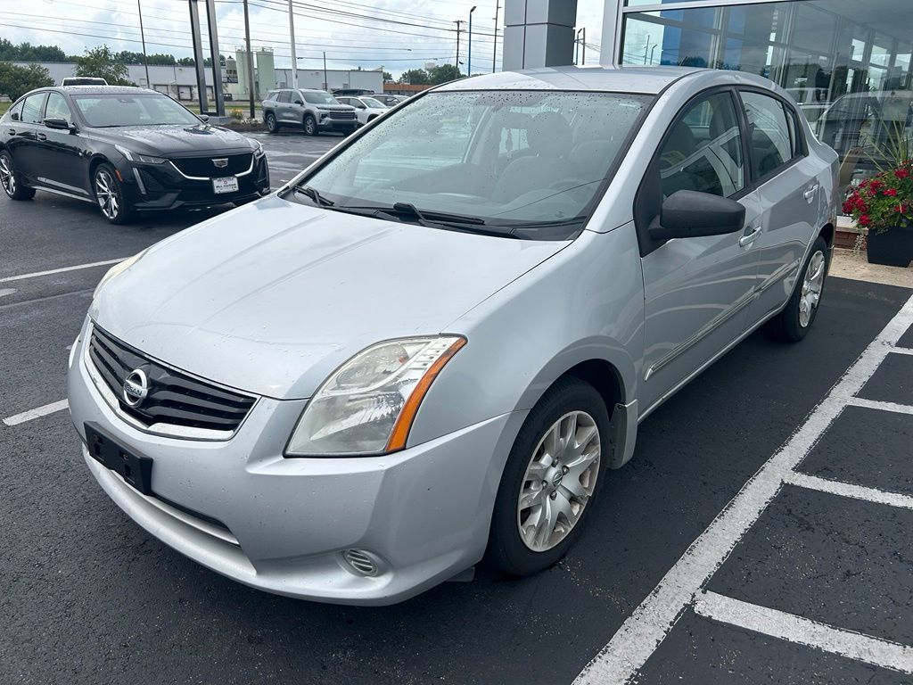 Brilliant Silver Metallic 2012 Nissan Sentra Sedan Front-Wheel Drive Continuously Variable Transmission