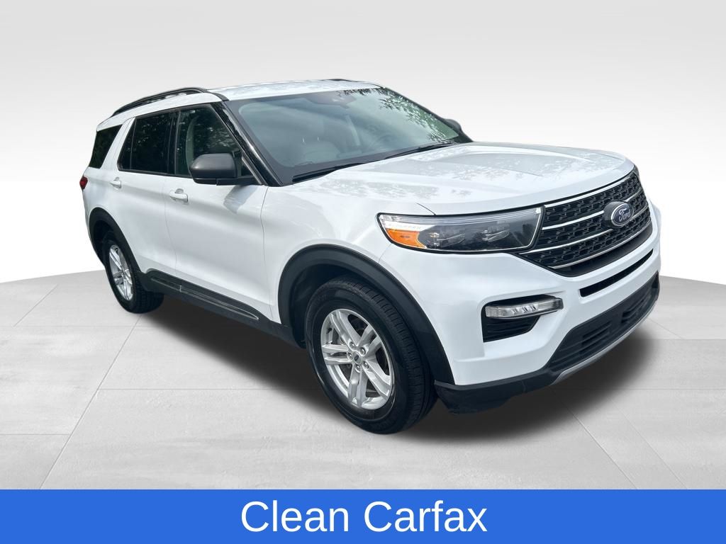 Oxford White 2024 Ford Explorer XLT RWD SUV / Crossover Rear-Wheel Drive 10-Speed Automatic