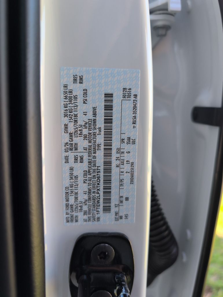 2026 Oxford White Ford F-150 STX 4X4 Truck