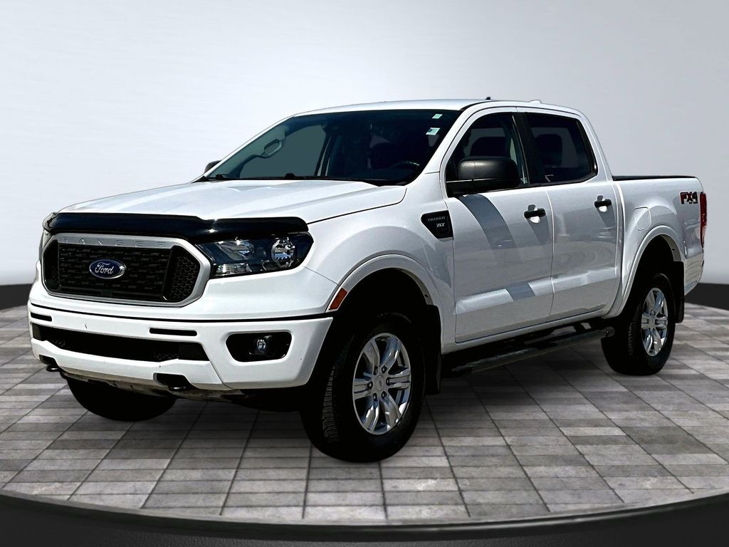 White Platinum Metallic Tri-Coat 2020 Ford Ranger XLT SuperCrew 4WD Pickup Truck Four-Wheel Drive Automatic