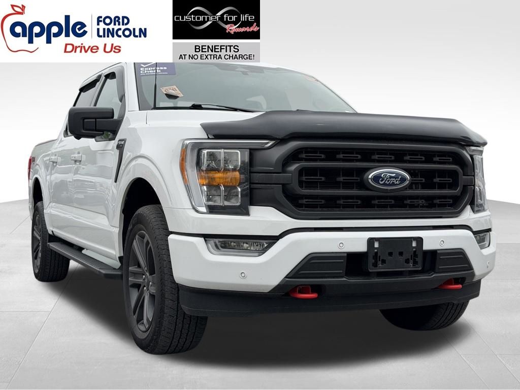 Oxford White 2023 Ford F-150 XLT SuperCrew 4WD Pickup Truck Four-Wheel Drive Automatic