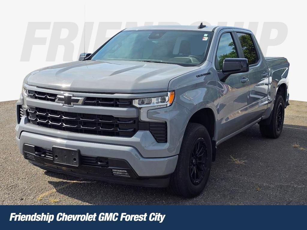 Slate Gray Metallic 2024 Chevrolet Silverado 1500 Pickup Truck Four-Wheel Drive Automatic