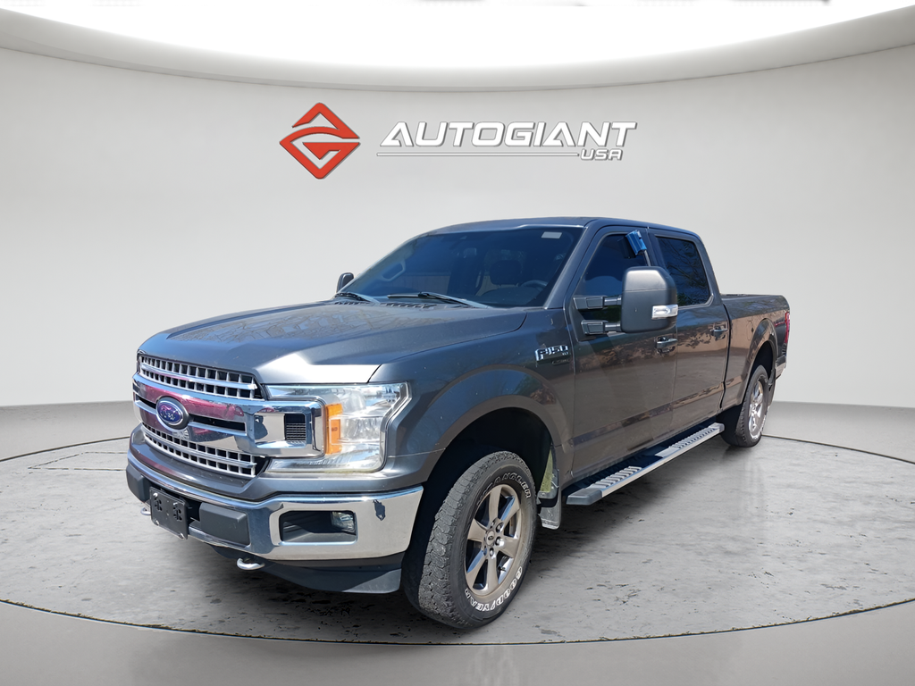 Gray 2020 Ford F-150 XLT SuperCrew LB 4WD Pickup Truck Four-Wheel Drive Automatic