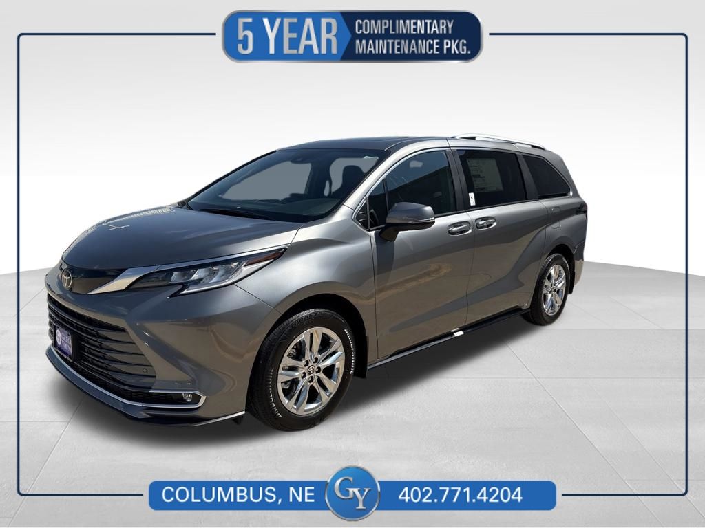 Heavy Metal 2026 Toyota Sienna Minivan All-Wheel Drive Continuously Variable Transmission