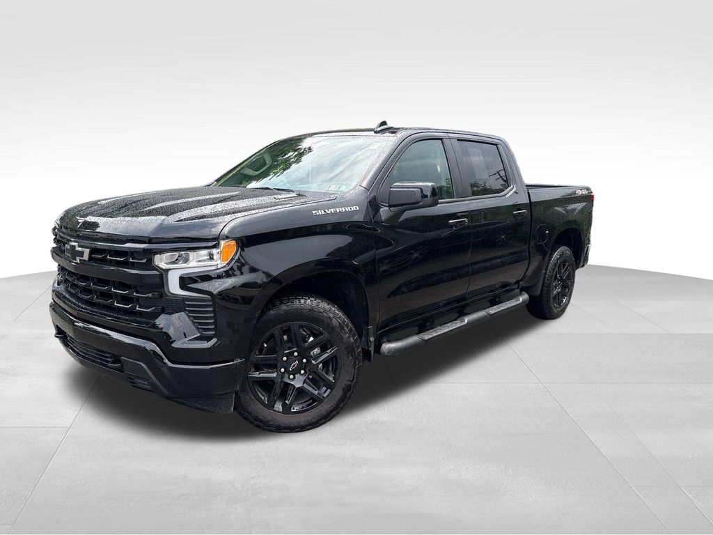 Black 2026 Chevrolet Silverado 1500 Pickup Truck Four-Wheel Drive 8-Speed Automatic