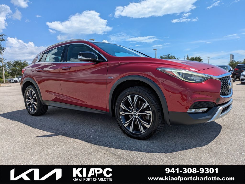 Gray (Magnetic Red) 2018 INFINITI QX30 SUV / Crossover All-Wheel Drive 7-Speed Automatic Overdrive