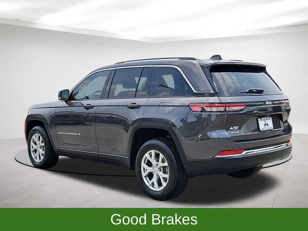 2022 Jeep Grand Cherokee Limited 4WD w/ Nav & Panoramic Sunroof Gray at Jones Ford