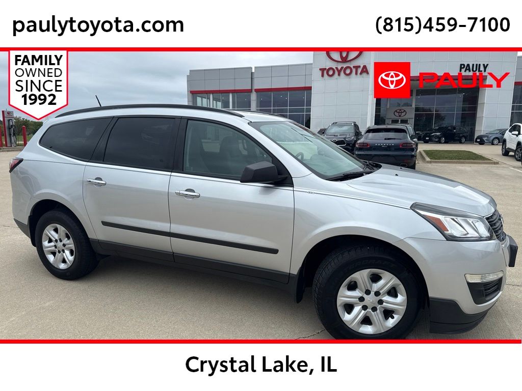Silver Ice Metallic 2017 Chevrolet Traverse SUV / Crossover All-Wheel Drive 6-Speed Automatic