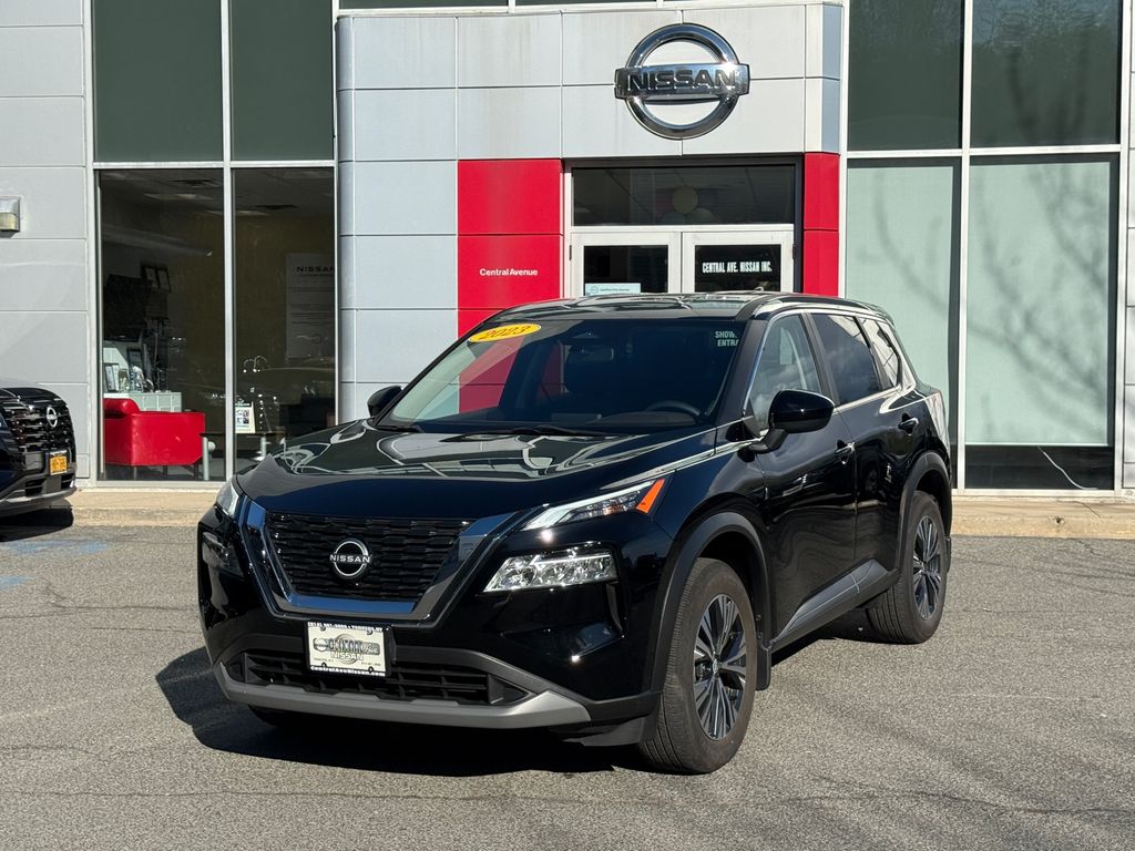 Super Black 2023 Nissan Rogue SUV / Crossover All-Wheel Drive Continuously Variable Transmission