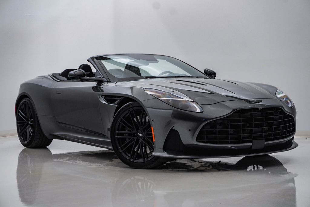 Gray (Magnetic Silver) 2024 Aston Martin DB12 Convertible Rear-Wheel Drive 8-Speed Automatic
