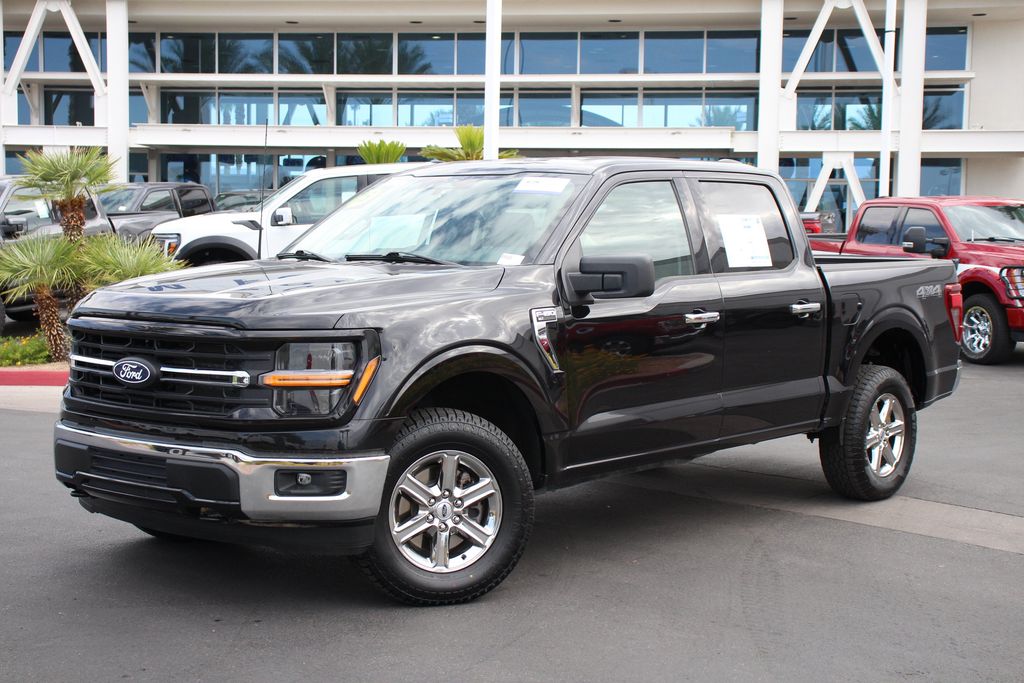 Agate Black Metallic 2025 Ford F-150 Pickup Truck Four-Wheel Drive Automatic