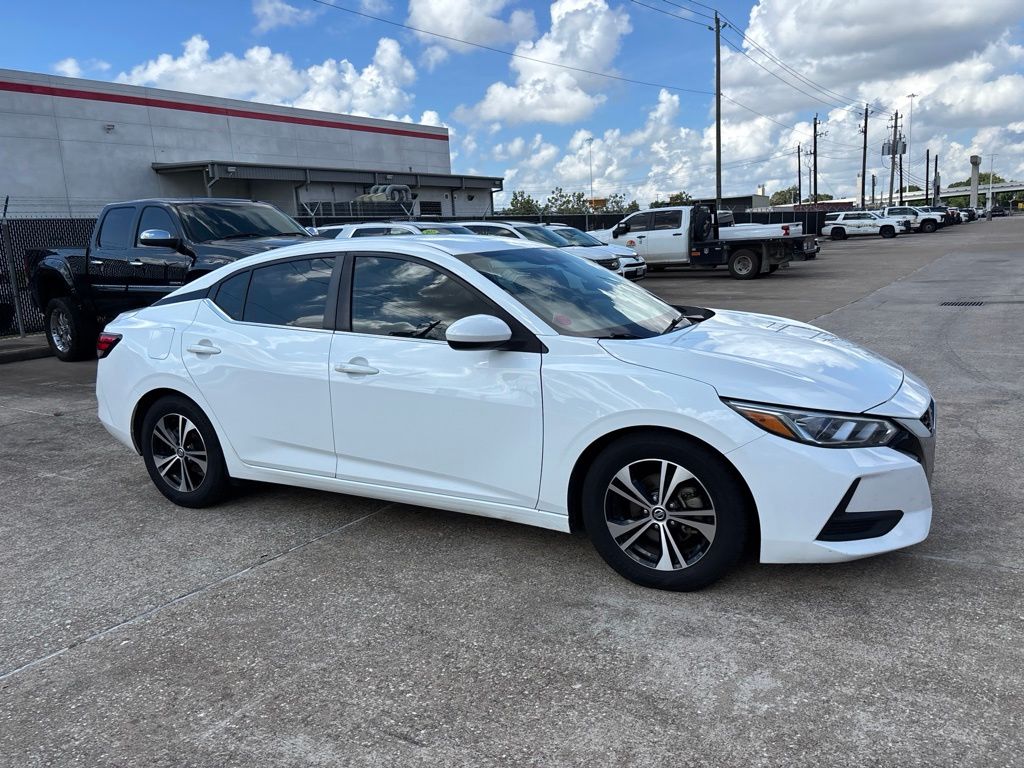2022 Nissan Sentra SV White at DeMontrond Mazda