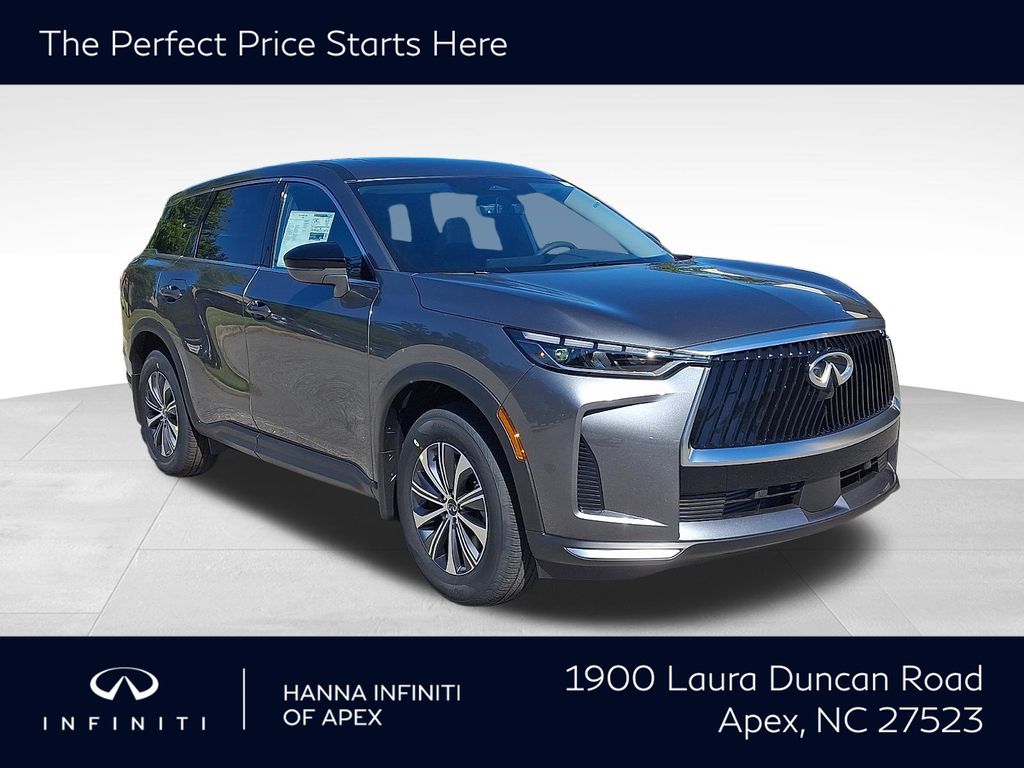 Gray (Graphite Shadow) 2027 INFINITI QX60 Pure FWD SUV / Crossover Front-Wheel Drive 9-Speed Automatic
