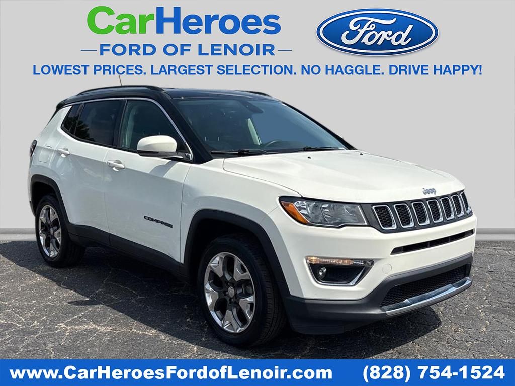 White Clearcoat 2018 Jeep Compass SUV / Crossover Four-Wheel Drive 9-Speed Automatic