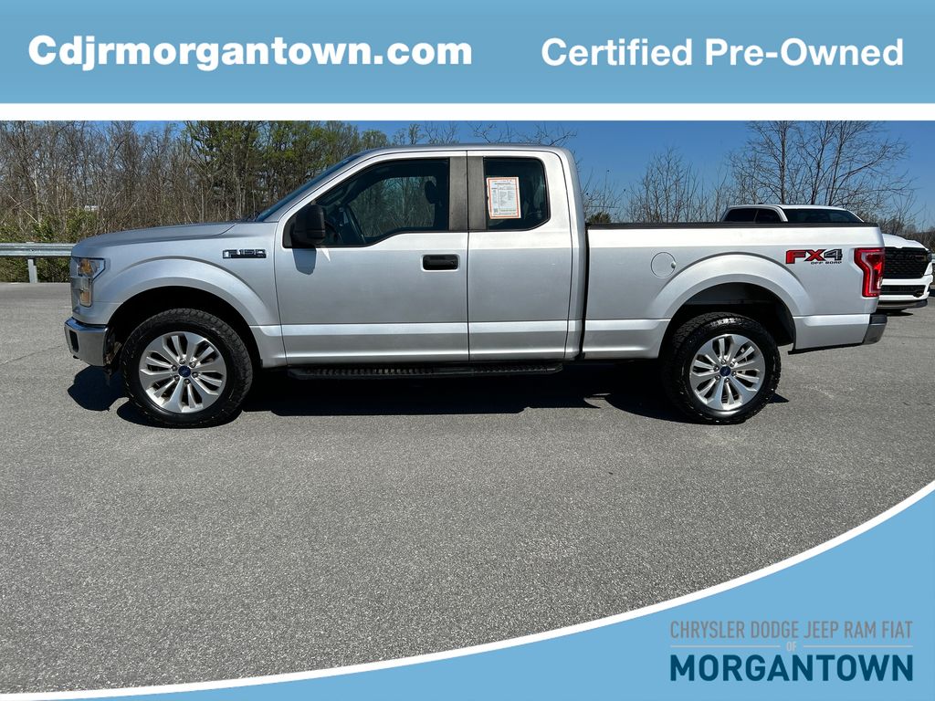 Ingot Silver 2016 Ford F-150 XL SuperCab 4WD Pickup Truck Four-Wheel Drive 6-Speed Automatic