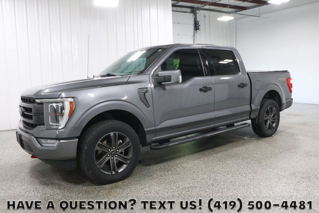 Carbonized Gray Metallic 2021 Ford F-150 Pickup Truck Four-Wheel Drive Automatic