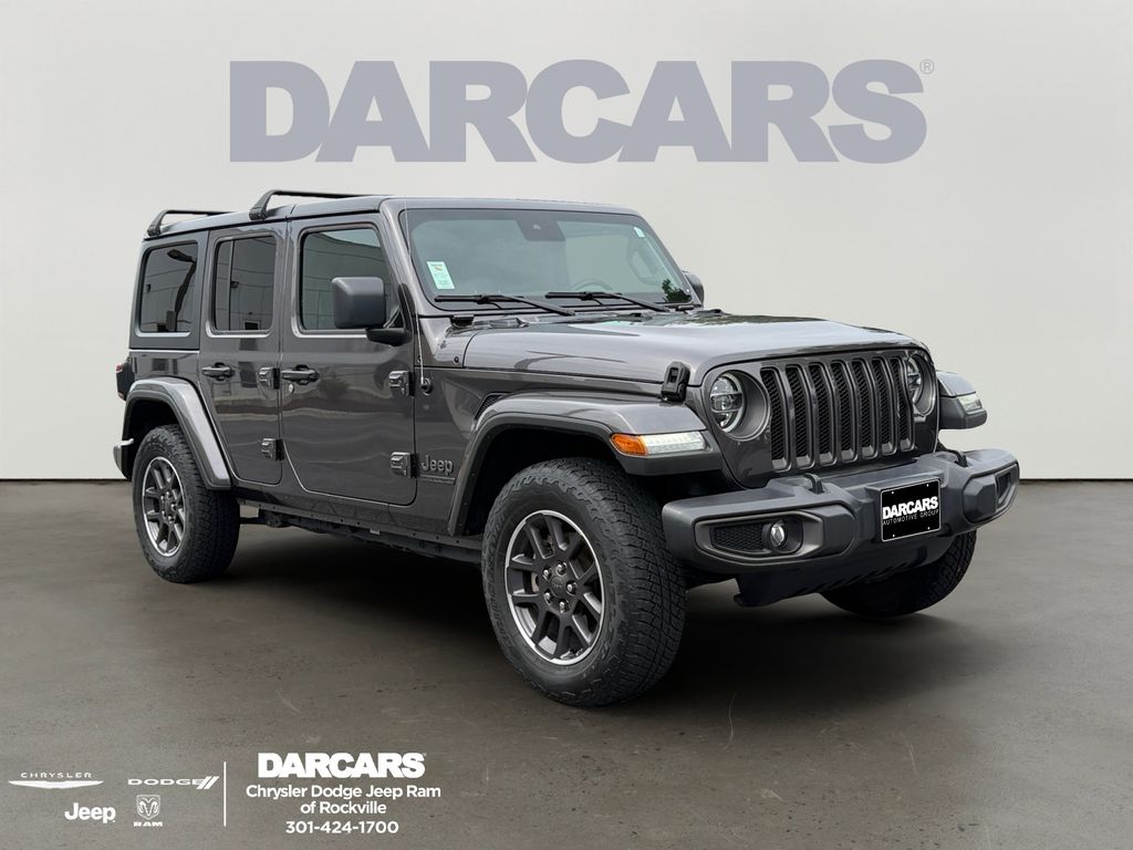 Gray (Granite Crystal Metallic Clearcoat) 2021 Jeep Wrangler SUV / Crossover Four-Wheel Drive 8-Speed Automatic