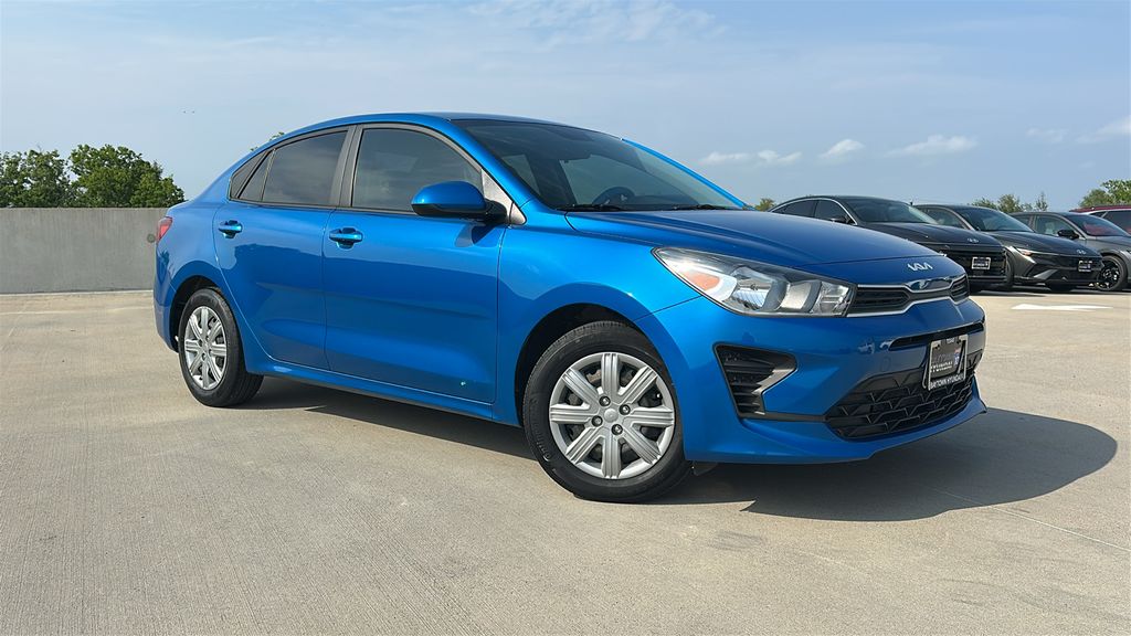 2022 Kia Rio S Blue at Bayway Chrysler Dodge Jeep Ram