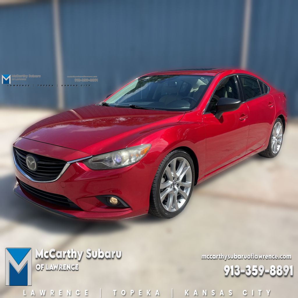 Soul Red Metallic 2014 Mazda MAZDA6 Sedan Front-Wheel Drive 6-Speed Automatic