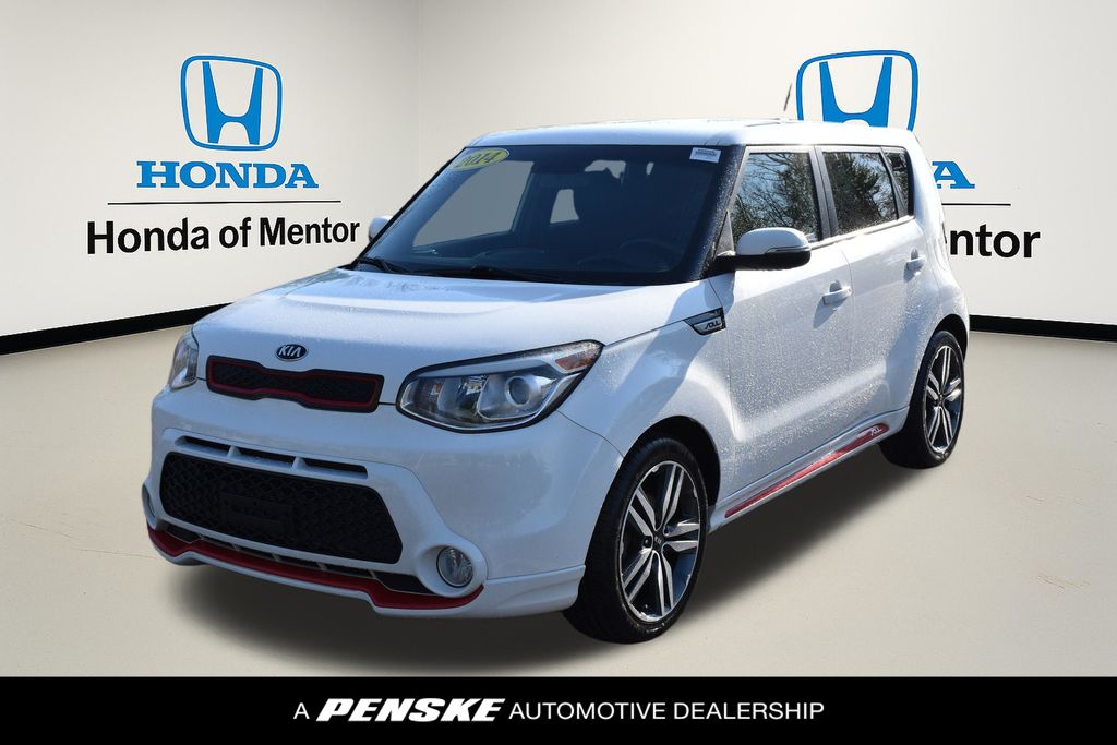 Clear White 2014 Kia Soul + Wagon Front-Wheel Drive 6-Speed Automatic