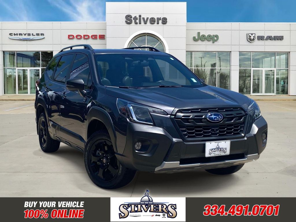 Magnetite Gray Metallic 2022 Subaru Forester SUV / Crossover All-Wheel Drive Continuously Variable Transmission