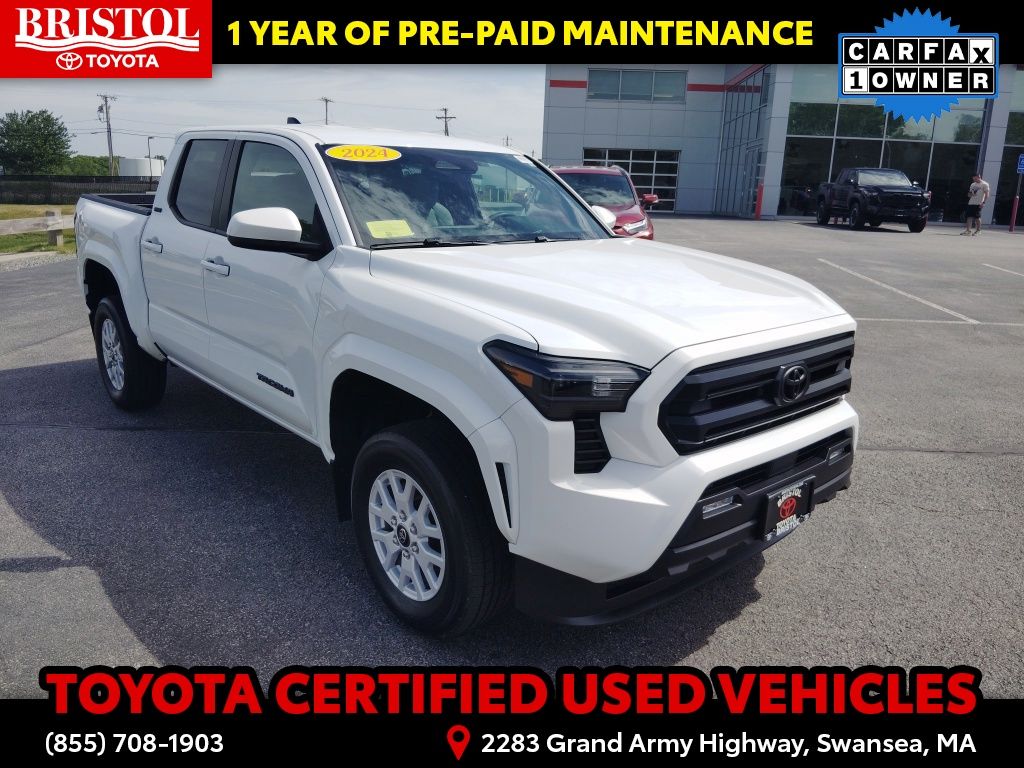 Ice 2024 Toyota Tacoma SR5 Double Cab 4WD Pickup Truck Four-Wheel Drive 8-Speed Automatic