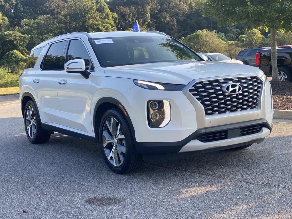White 2021 Hyundai Palisade SUV / Crossover Front-Wheel Drive 8-Speed Automatic