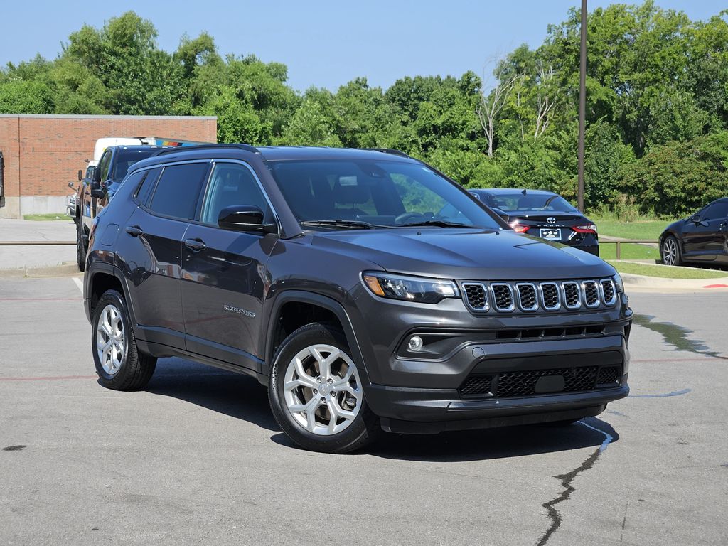 Gray Metallic 2024 Jeep Compass SUV / Crossover Four-Wheel Drive 8-Speed Automatic