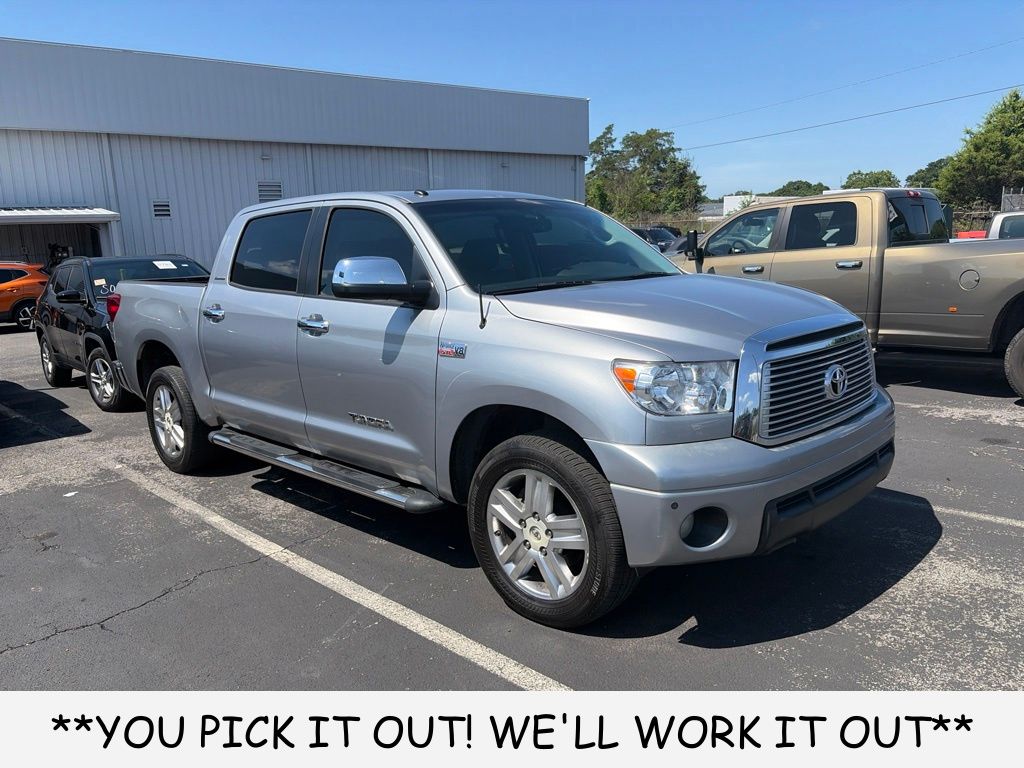 Silver Sky Metallic 2010 Toyota Tundra Limited CrewMax 5.7L Pickup Truck 4X2 6-Speed Automatic