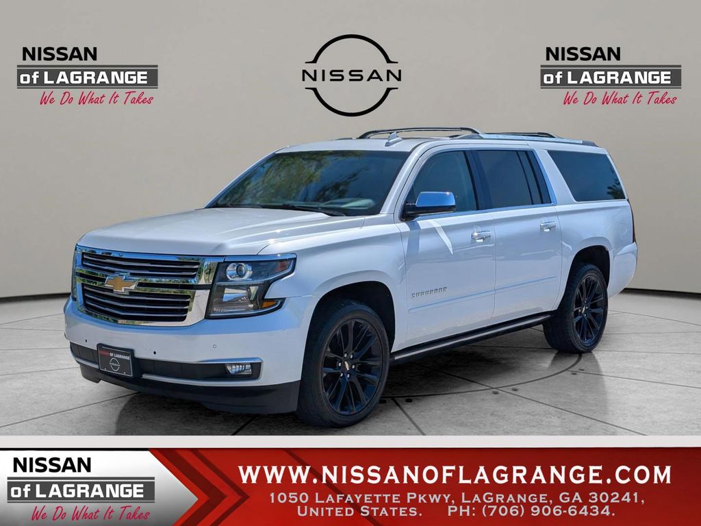 Summit White 2019 Chevrolet Suburban 1500 Premier 4WD SUV / Crossover Four-Wheel Drive