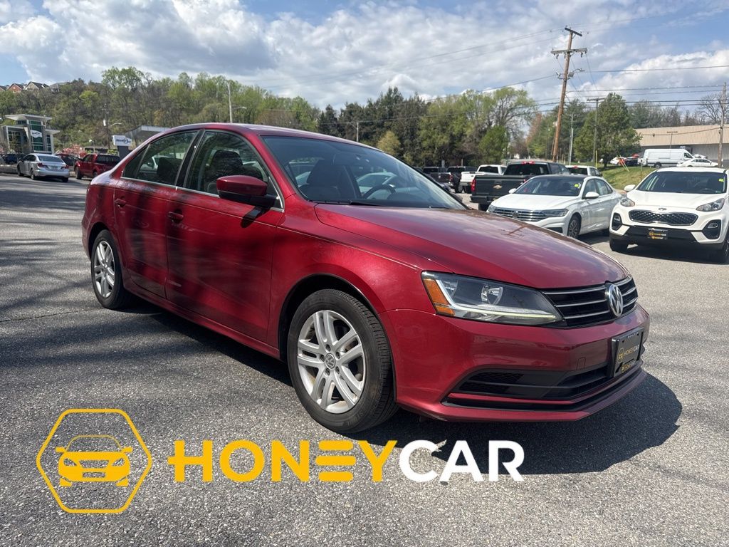 Red 2017 Volkswagen Jetta 1.4T S FWD Sedan Front-Wheel Drive 6-Speed Automatic