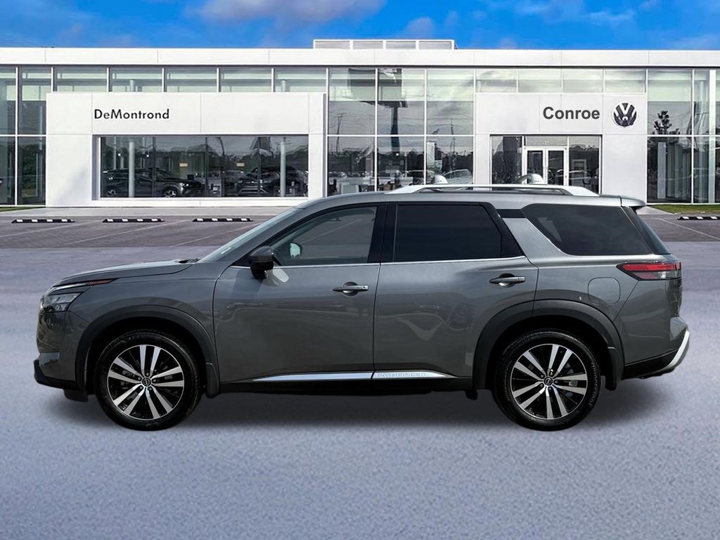 2025 Nissan Pathfinder Platinum Gray at Texan Dodge Chrysler Jeep Ram