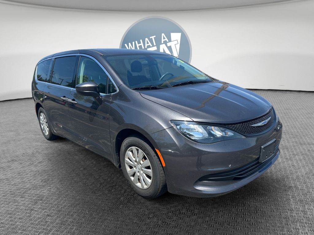 Gray (Granite Crystal Metallic Clearcoat) 2020 Chrysler Voyager L FWD Minivan Front-Wheel Drive 9-Speed Automatic