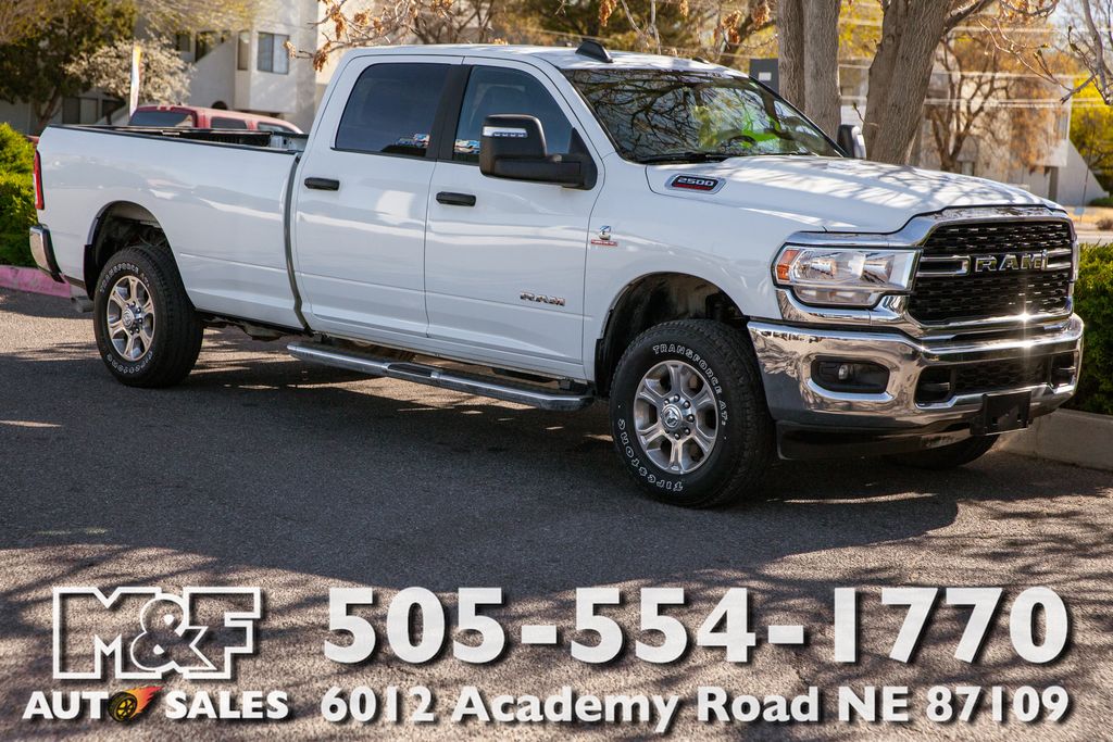 Bright White Clearcoat 2024 RAM 2500 Pickup Truck Four-Wheel Drive 6-Speed Automatic