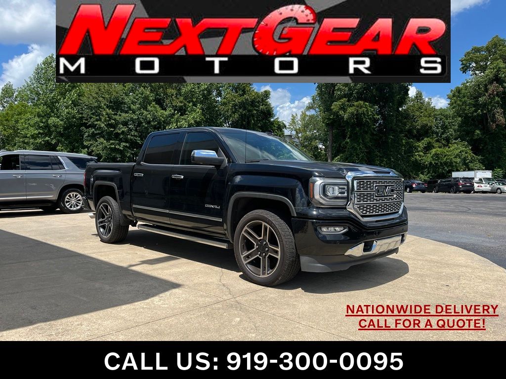 Onyx Black 2016 GMC Sierra 1500 Pickup Truck Four-Wheel Drive 8-Speed Automatic Overdrive
