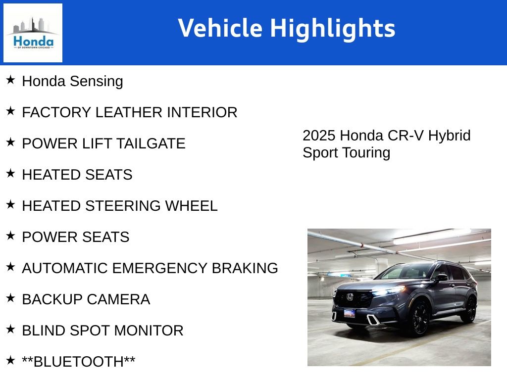 2025 Honda CR-V Hybrid Sport Touring 7