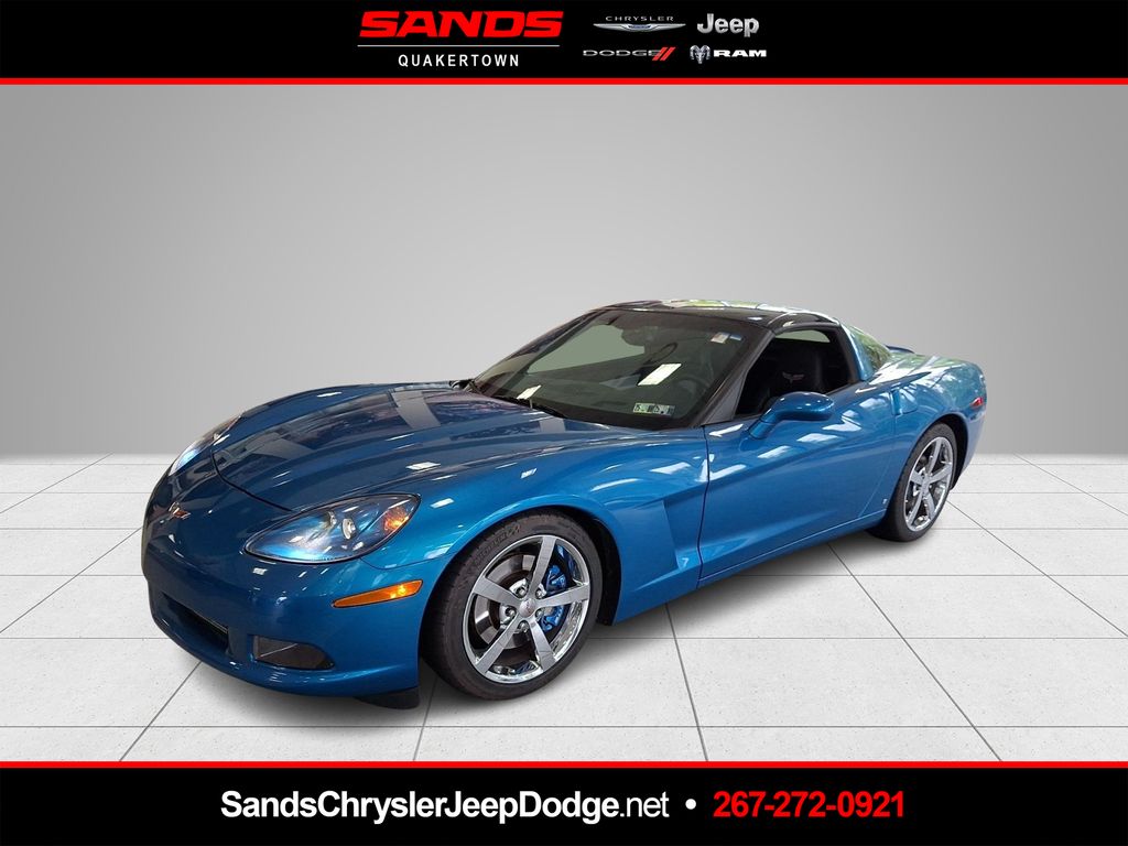 2009 Chevrolet Corvette Azul (Jetstream Blue Metallic Tintcoat) Coupé Tracción trasera 6 velocidades Manual