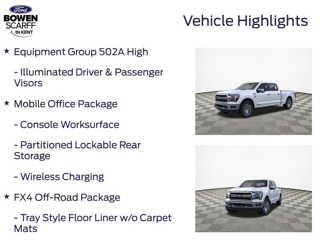 New 2025 Ford F-150 SuperCrew 6.5' Box Lariat